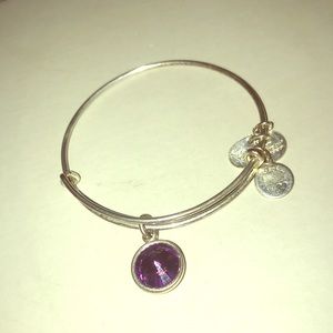 Alex and Ani February birthstone bracelet